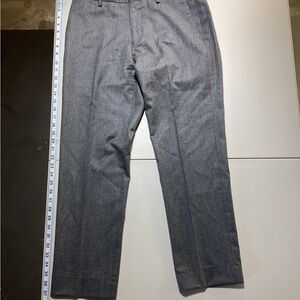 J. Crew Men's Charcoal Gray Dress Pants - Tailored Straight Leg